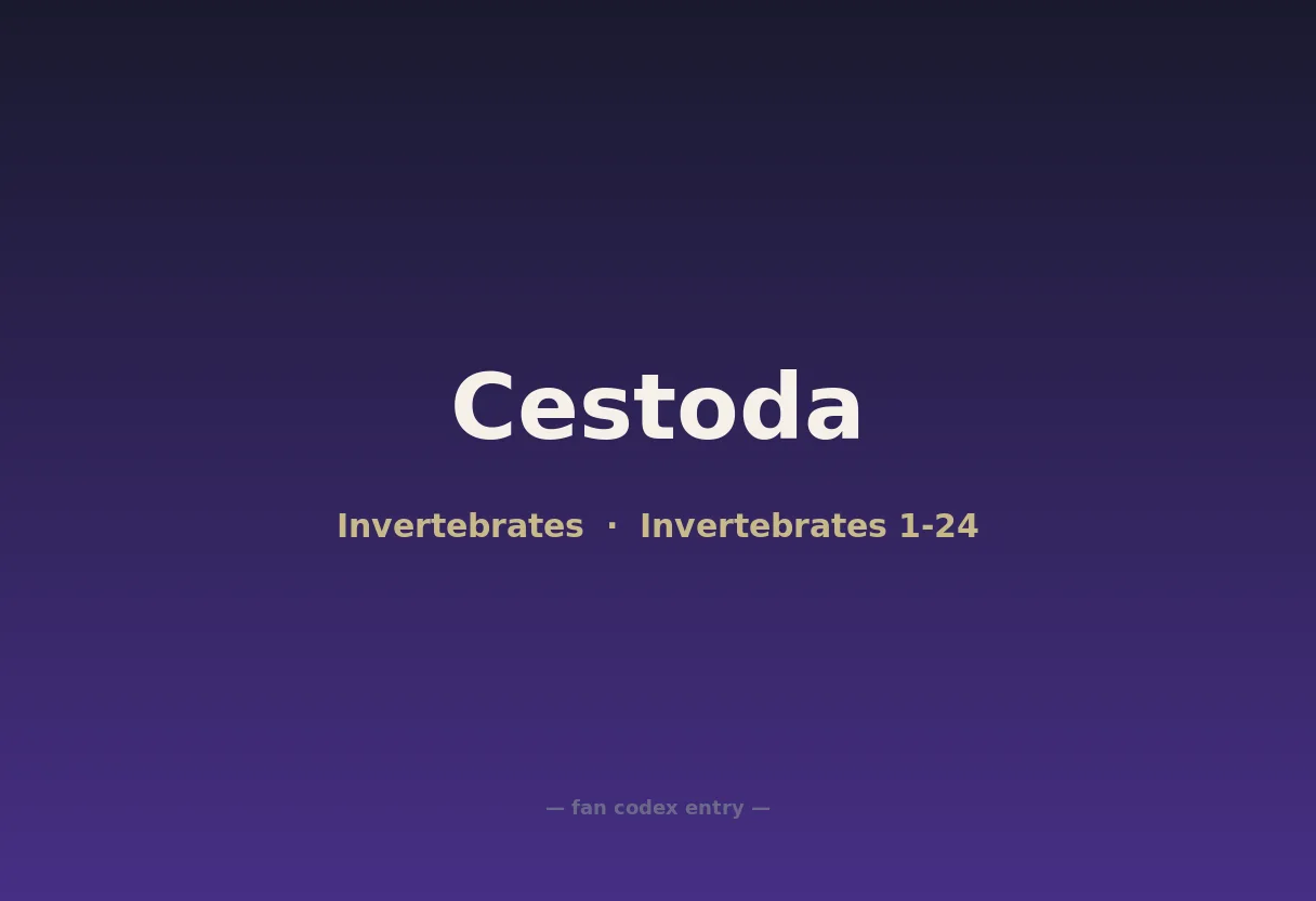 Cestoda