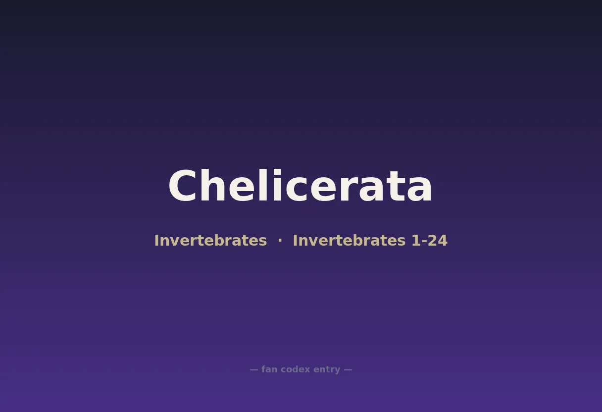Chelicerata