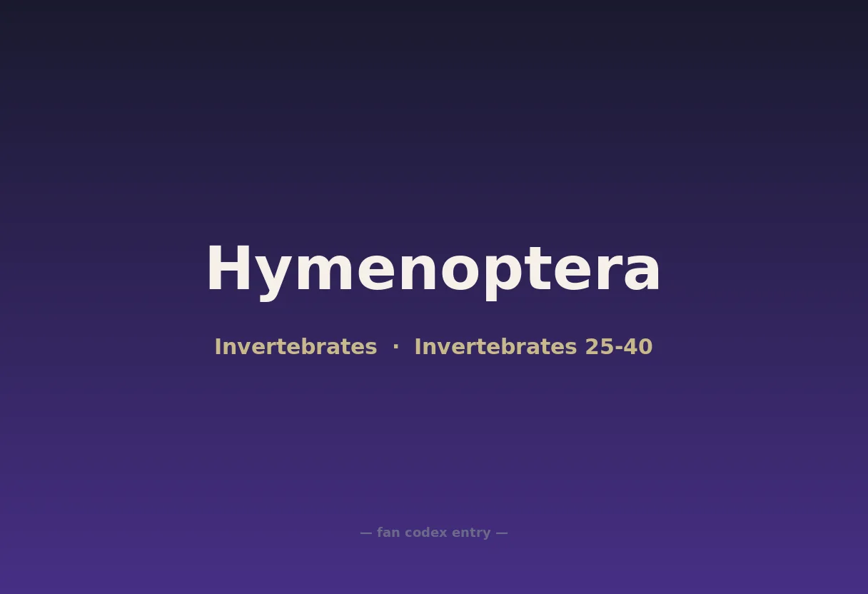 Hymenoptera